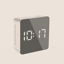 Load image into Gallery viewer, LED Mirror Alarm Clock