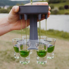 Load image into Gallery viewer, 6 Shot Glass Dispenser