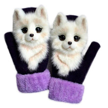 Load image into Gallery viewer, 3D Fluffy Animal Decor Gloves