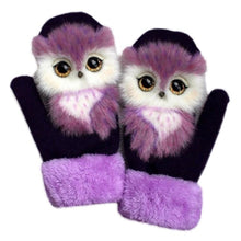 Load image into Gallery viewer, 3D Fluffy Animal Decor Gloves