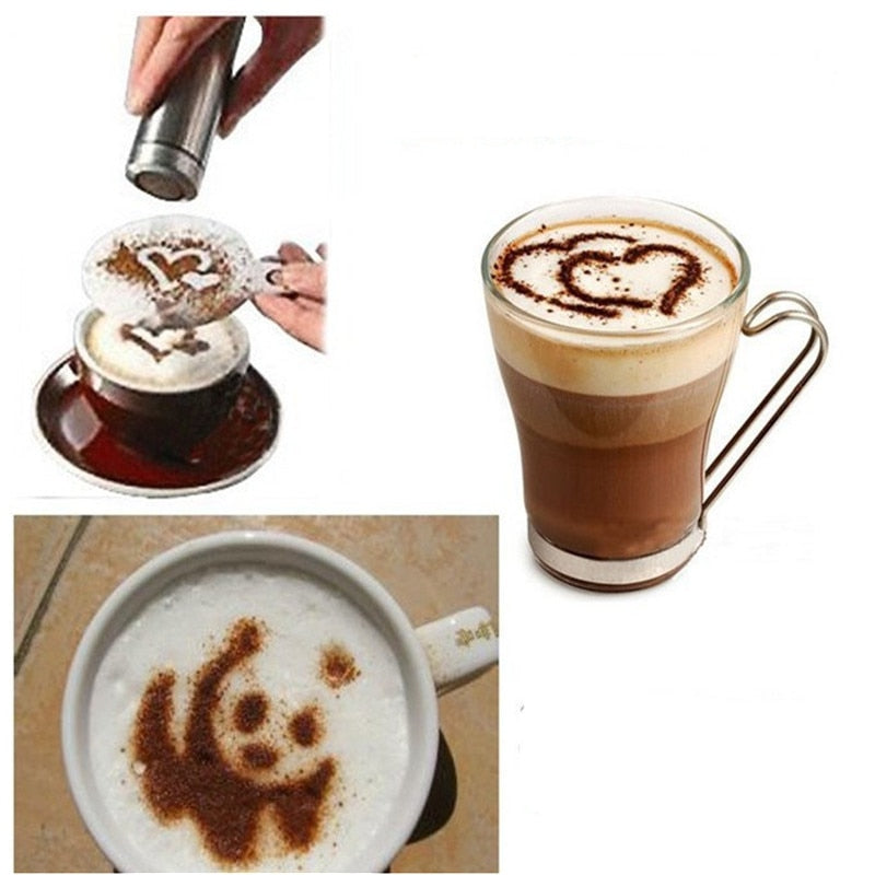 Creative Coffee Stencil Spray Tool